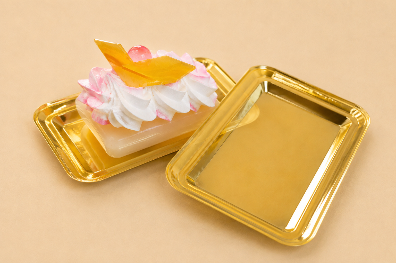 RECTANGLE METALLISED TRAY
